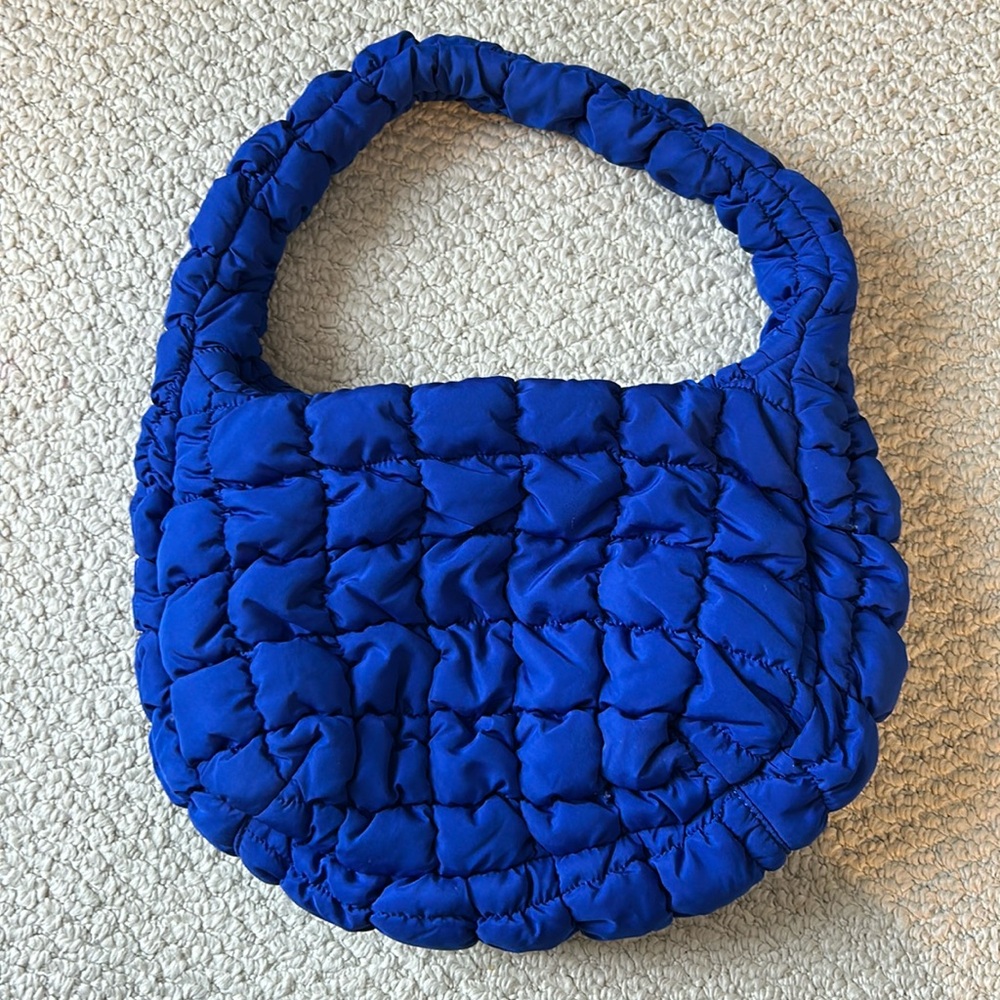 COS Quilted Blue Bag